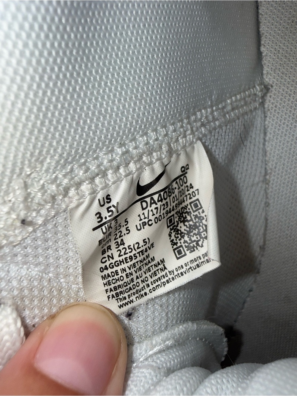 Nike Blazer Mid 77 White Black GS - Picture 6 of 6
